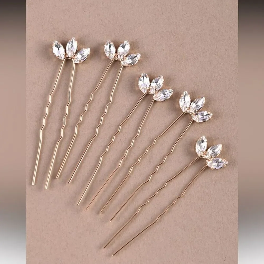 Diamond hair pin M1136